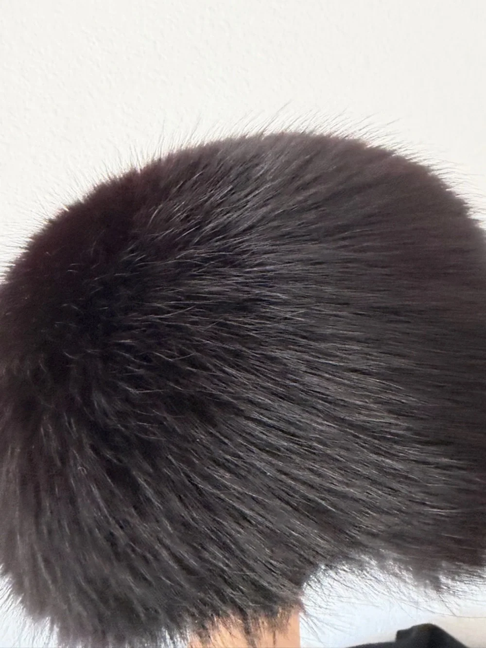 Vintage Black Fur Beret - Picture 8 of 12